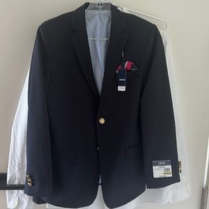 IZOD - Navy Blue Blazer NEW WITH TAGS